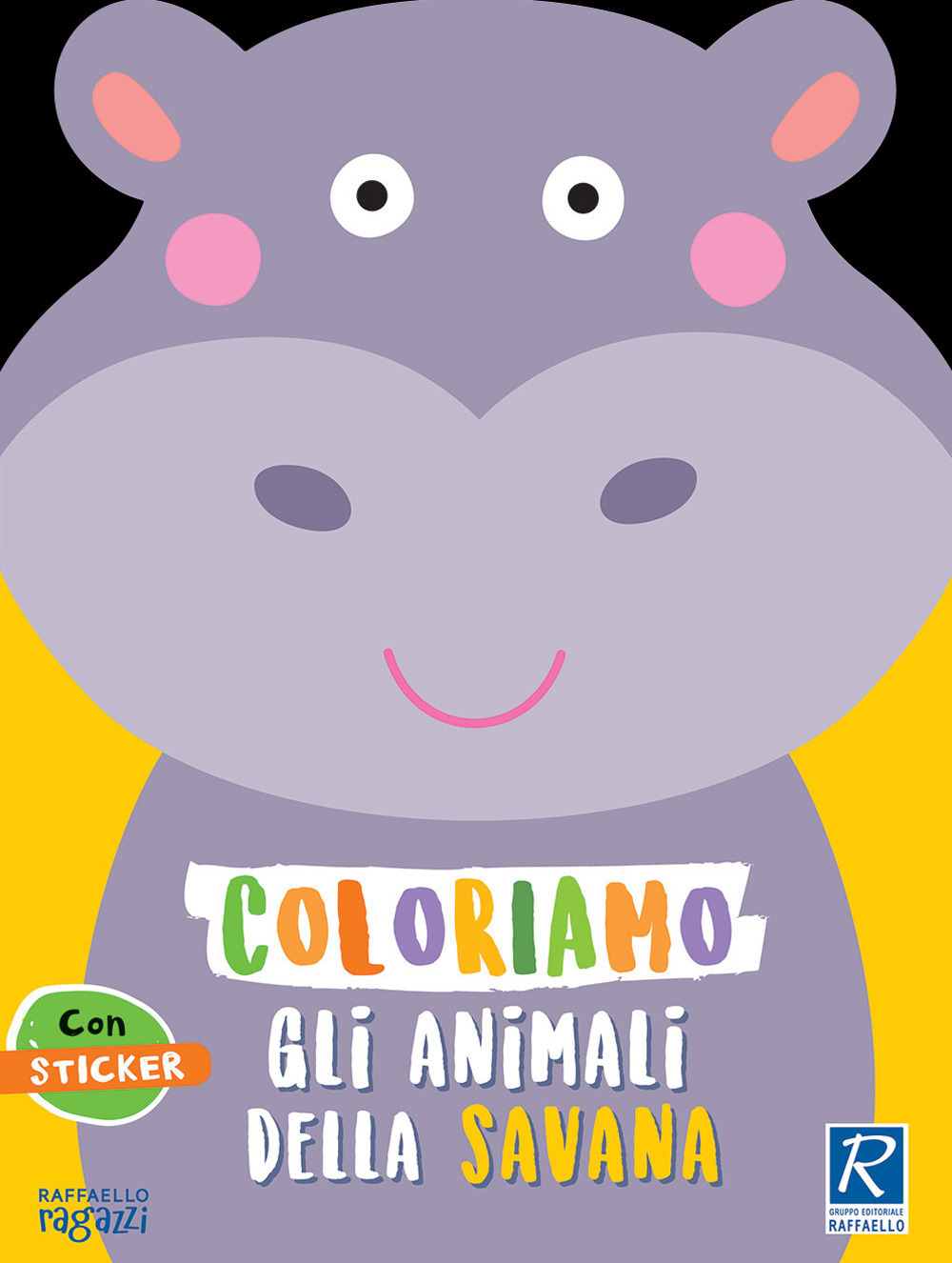 Coloriamo gli animali della savana. Con stickers