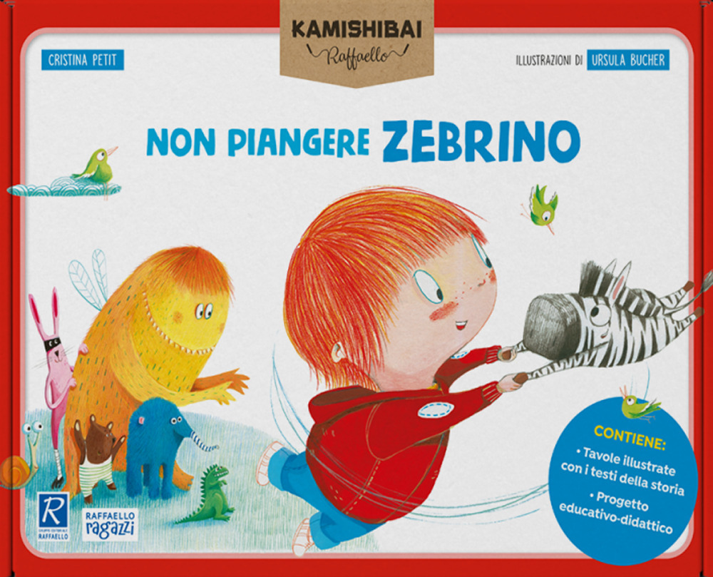 Non piangere Zebrino. Tavole per kamishibai. Ediz. a colori. Con guida