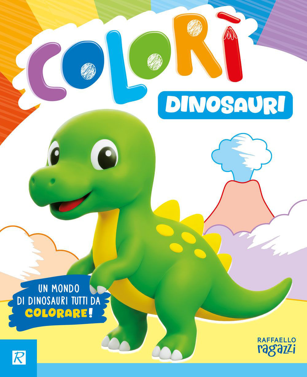 Dinosauri. Colorì. Ediz. illustrata