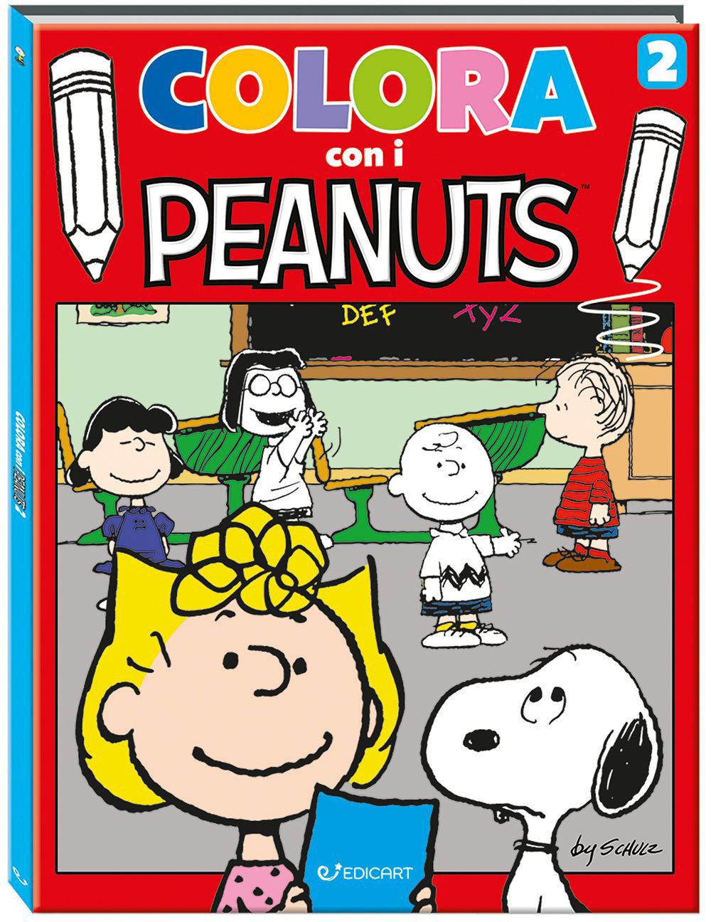 Colora con i Peanuts. Ediz. illustrata. Vol. 1: Blu