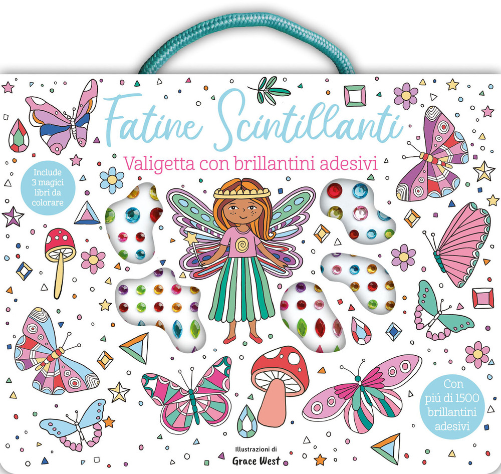 Fatine scintillanti. Valigetta. Ediz. illustrata. Con brillantini adesivi
