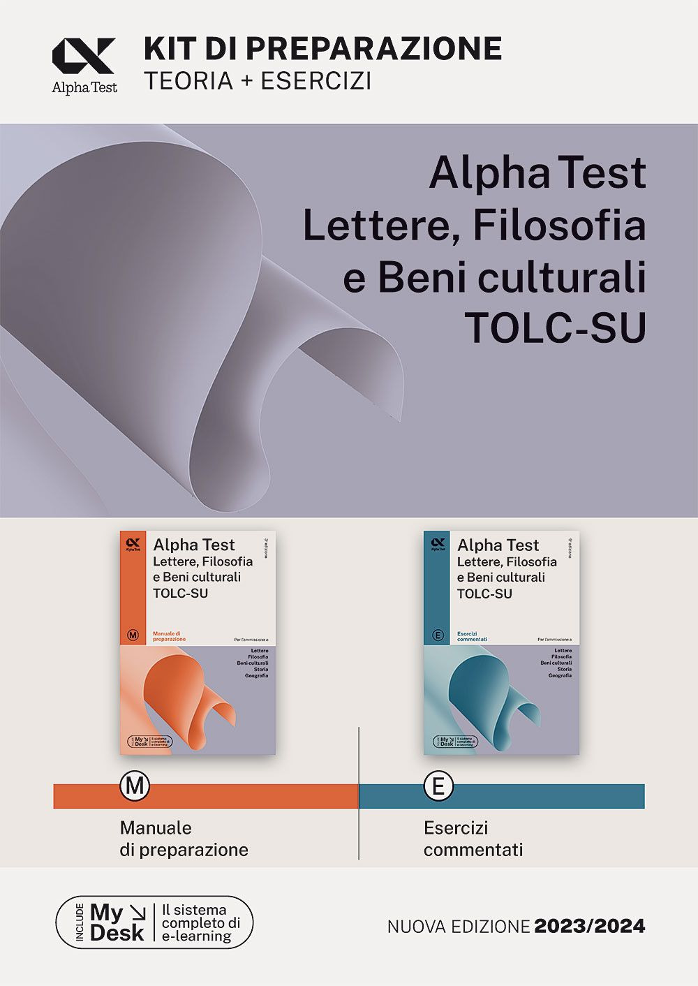 Alpha Test Lettere, Filosofia e Beni Culturali TOLC-SU. Kit di preparazione. Ediz. MyDesk. Con espansione online