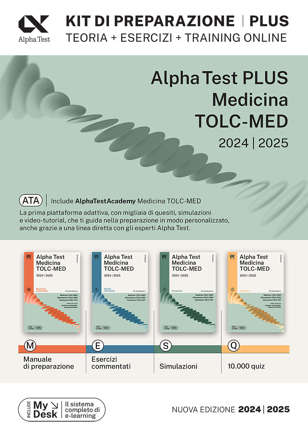 Alpha Test. Medicina. TOLC-MED. Kit di preparazione Plus. Teoria + esercizi + training online. Con AlphaTestAcademy. Con MyDesk