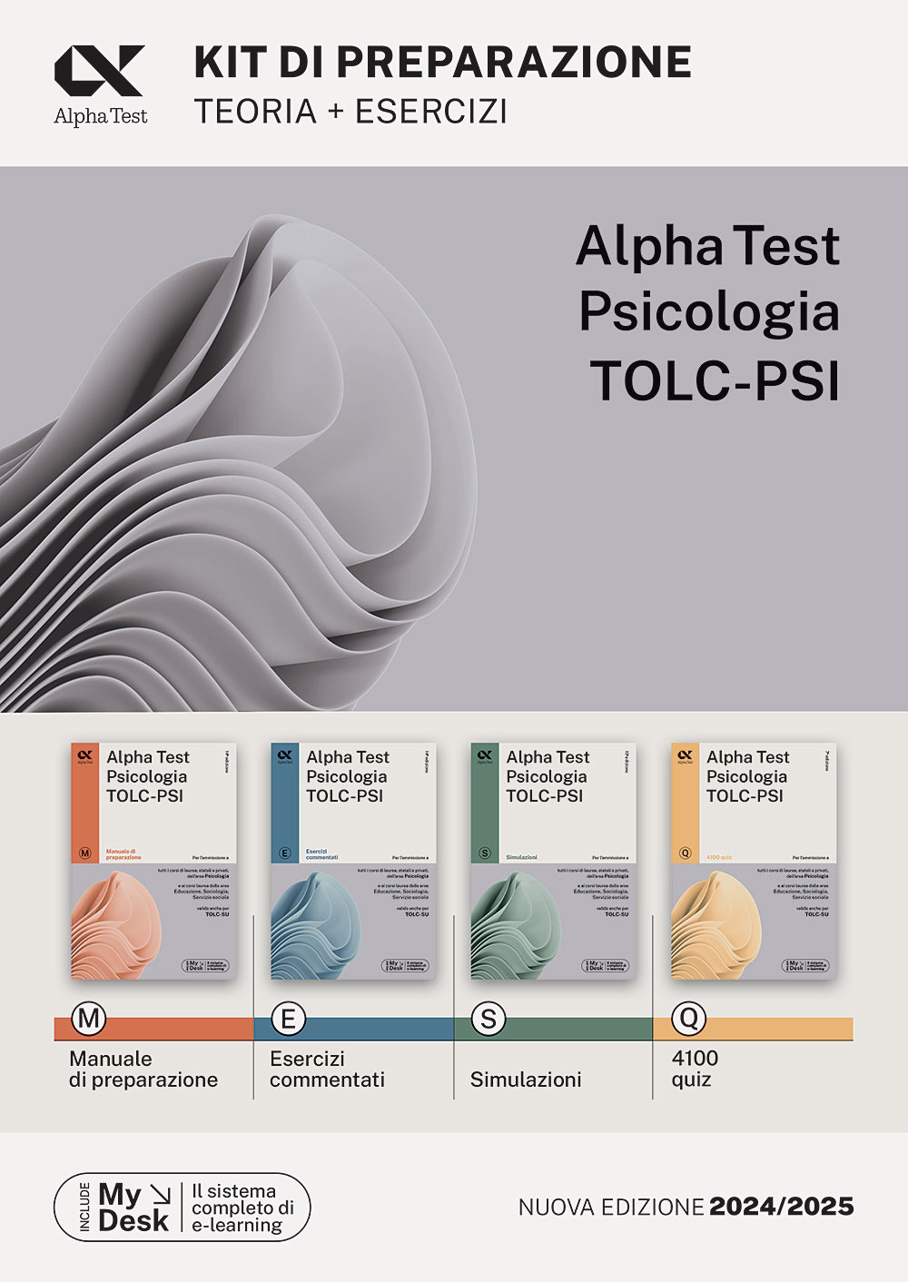 Alpha Test. Psicologia. TOLC-PSI. Kit di preparazione. Con MyDesk