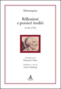 Riflessioni e pensieri inediti (1716-1755)