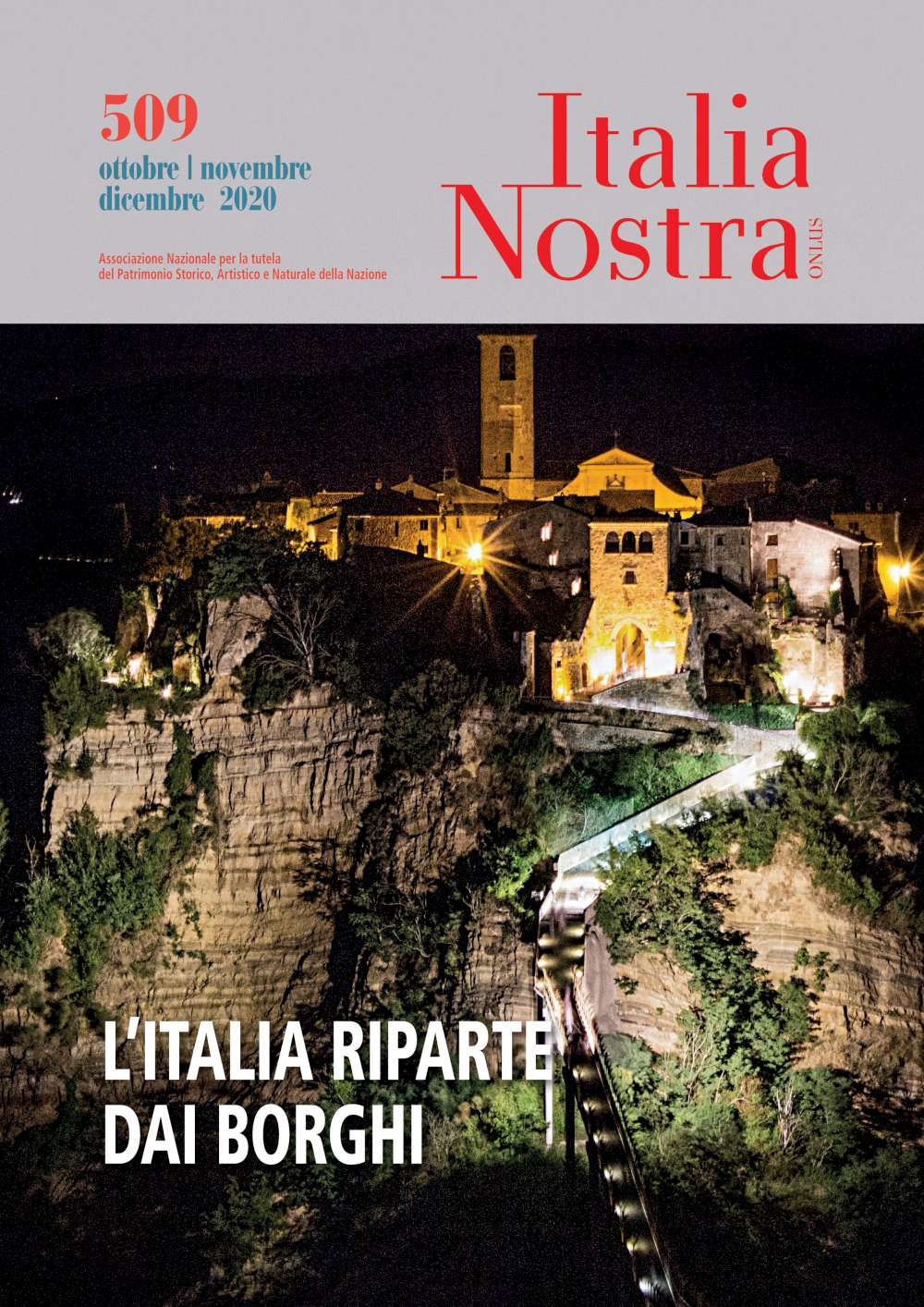 Italia nostra (2020). Vol. 509: L' Italia riparte dai borghi