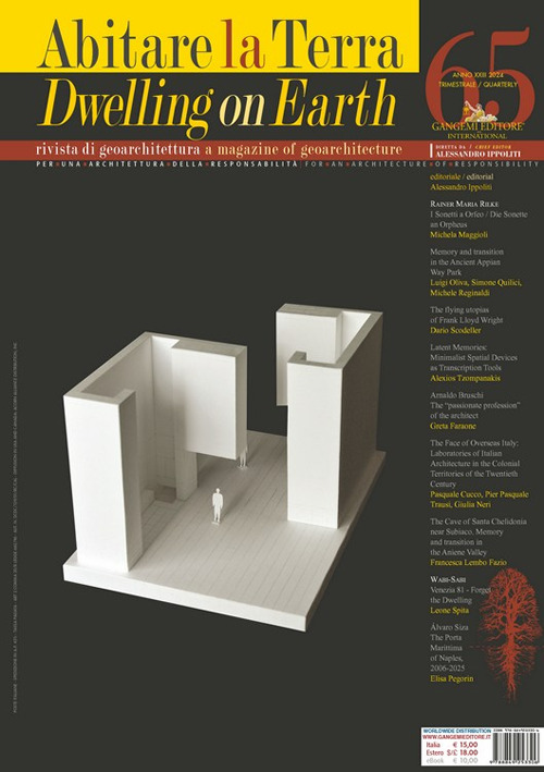 Abitare la terra-Dwelling on earth (2024). Ediz. bilingue. Vol. 65
