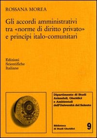 Gli accordi amministrativi tra «norme di diritto privato» e principi italo-comunitari