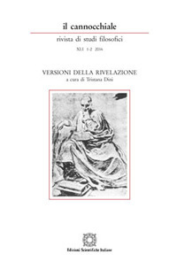 Il cannocchiale. Rivista di studi filosofici (2016). Vol. 1-2: Versioni della rivelazione