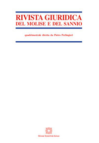 Rivista giuridica del Molise e del Sannio (2017). Vol. 1
