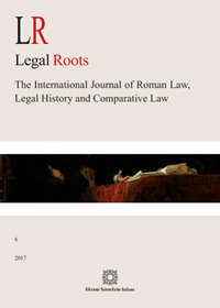 LR. Legal roots. The international journal of roman law, legal history and comparative law (2017). Vol. 6