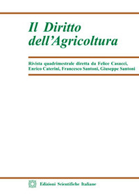 Il diritto dell'agricoltura (2017). Vol. 1