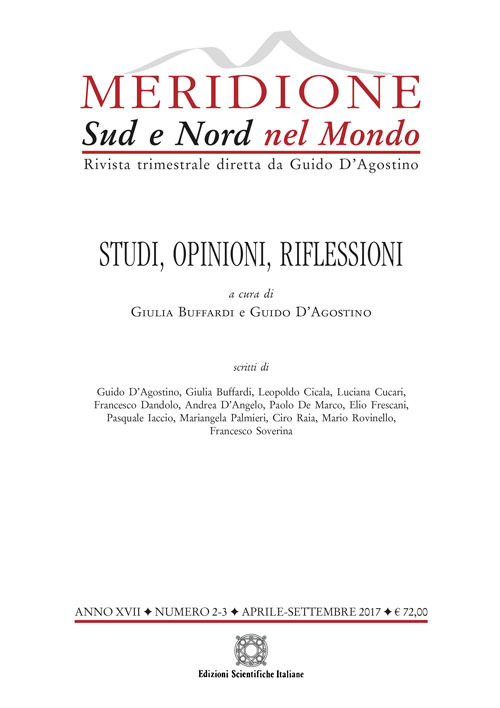 Meridione (2017). Vol. 2-3: Studi, opinioni, riflessioni