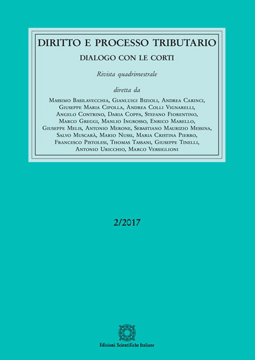 Diritto e processo tributario (2017). Vol. 2