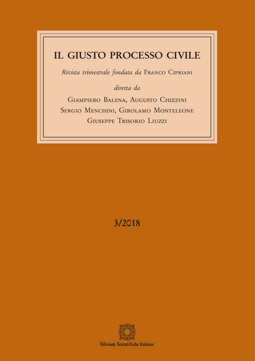 Il giusto processo civile (2018). Vol. 3