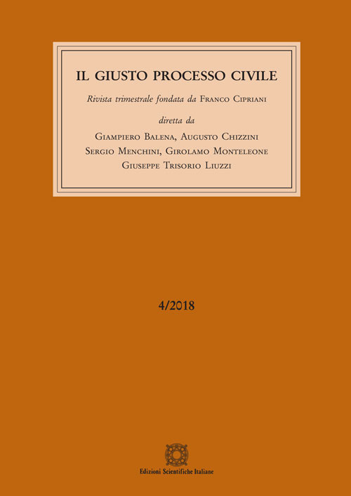 Il giusto processo civile (2018). Vol. 4