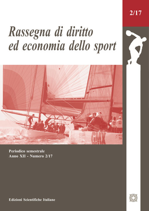 Rassegna di diritto ed economia dello sport (2017). Vol. 2