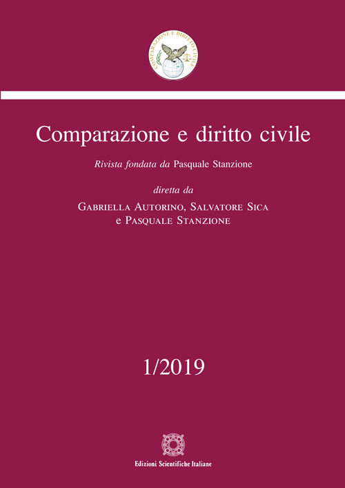 Comparazione e diritto civile (2019). Vol. 1