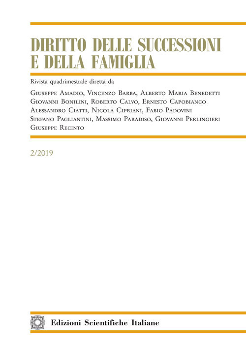 Diritto delle successioni e della famiglia (2019). Vol. 2