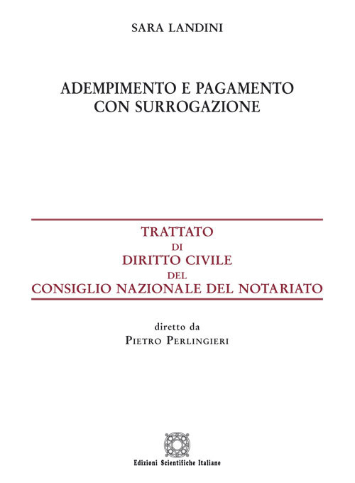 Adempimento e pagamento con surrogazione