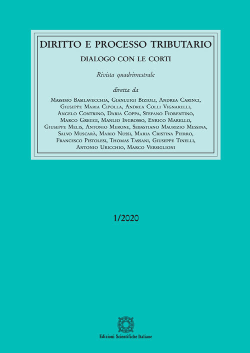 Diritto e processo tributario (2020). Vol. 1