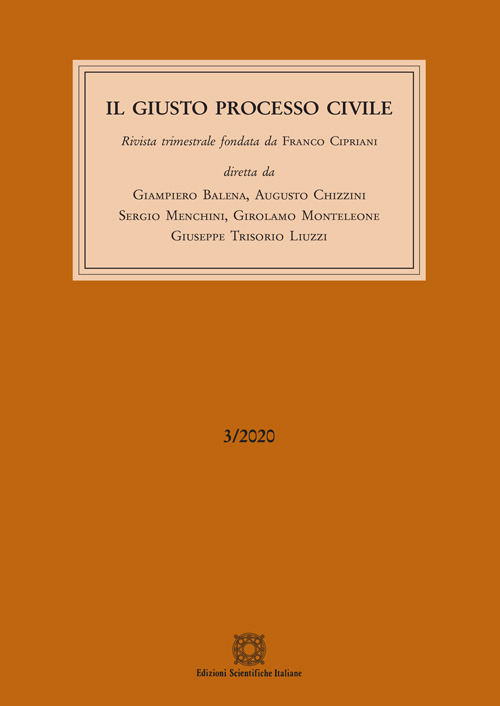 Il giusto processo civile (2020). Vol. 3
