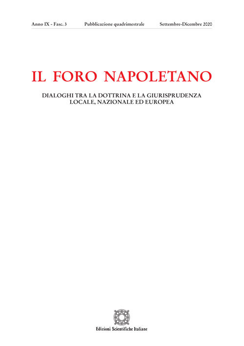 Il Foro napoletano (2020). Vol. 3