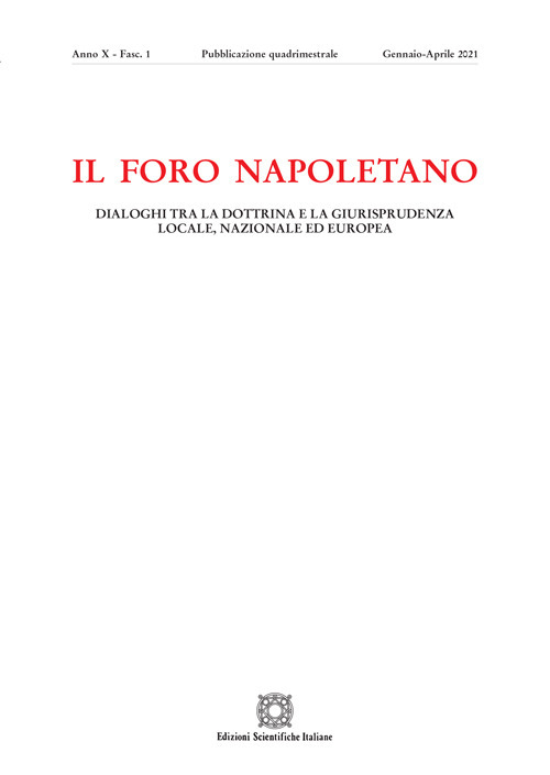 Il Foro napoletano (2021). Vol. 1