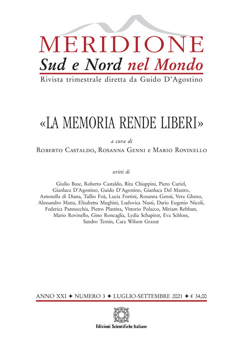 Meridione (2021). Vol. 3: «La memoria rende liberi»