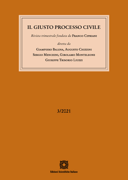 Il giusto processo civile (2021). Vol. 3
