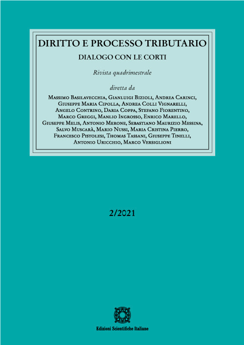 Diritto e processo tributario (2021). Vol. 2