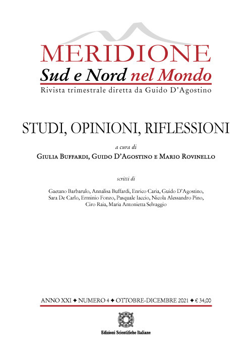 Meridione (2021). Vol. 4: Studi, opinioni, riflessioni