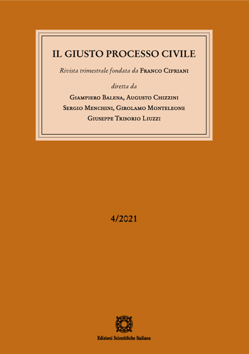 Il giusto processo civile (2021). Vol. 4