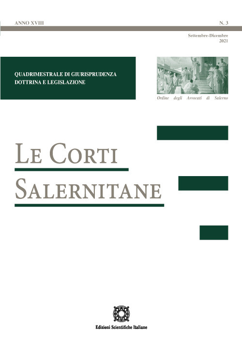 Le corti salernitane (2021). Vol. 3