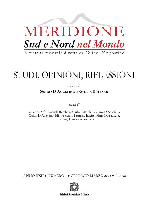 Meridione (2022). Vol. 1: Studi, opinioni, riflessioni