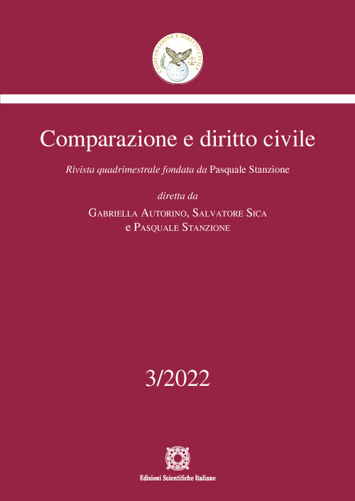 Comparazione e diritto civile (2022). Vol. 3