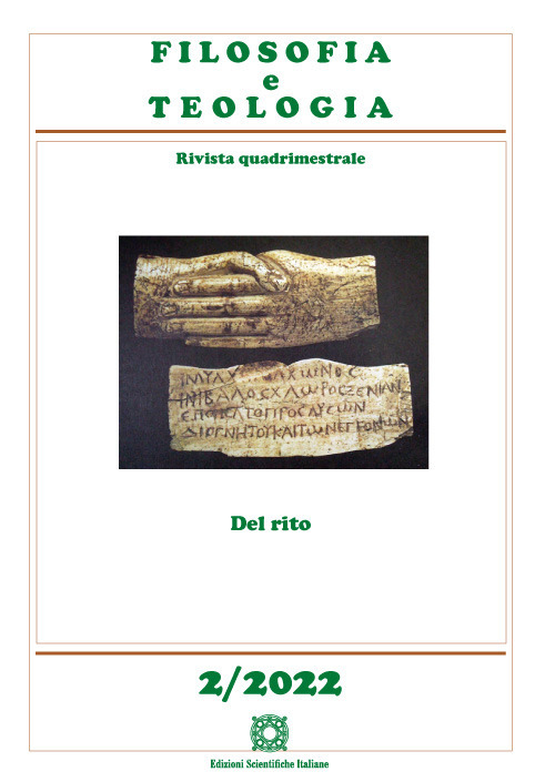 Filosofia e teologia. Rivista quadrimestrale (2022). Vol. 2: Del rito