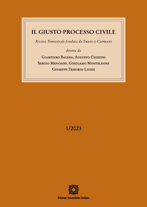 Il giusto processo civile (2023). Vol. 1