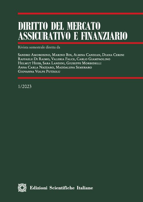 Diritto del mercato assicurativo e finanziario (2023). Vol. 1