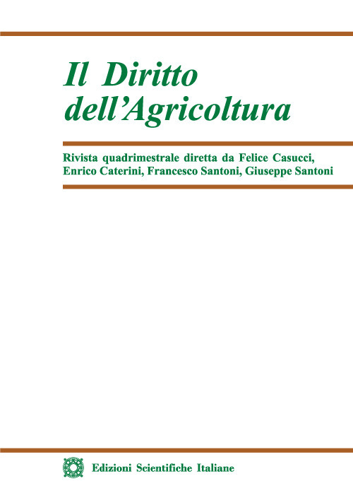 Il diritto dell'agricoltura (2023). Vol. 2