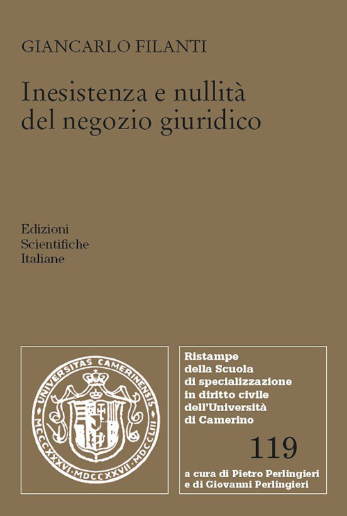 Inesistenza e nullità del negozio giuridico