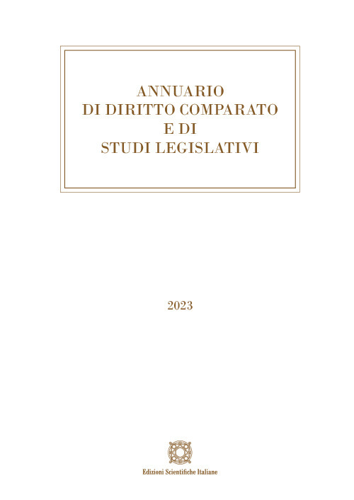 Annuario di diritto comparato e di studi legislativi 2023