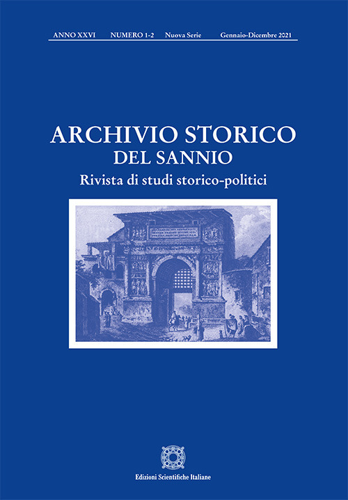 Archivio storico del Sannio. Rivista di studi storico-politici (2021). Vol. 1-2