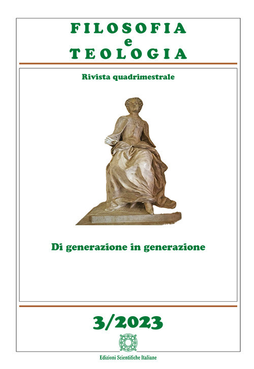 Filosofia e teologia. Rivista quadrimestrale (2023). Vol. 3: Di generazione in generazione