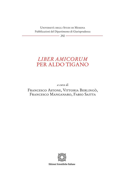 Liber amicorum per Aldo Tigano