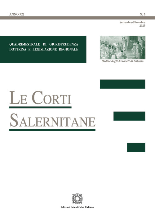 Le corti salernitane (2023). Vol. 3