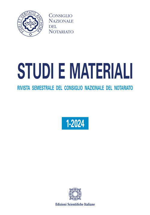 Studi e materiali (2024). Vol. 1