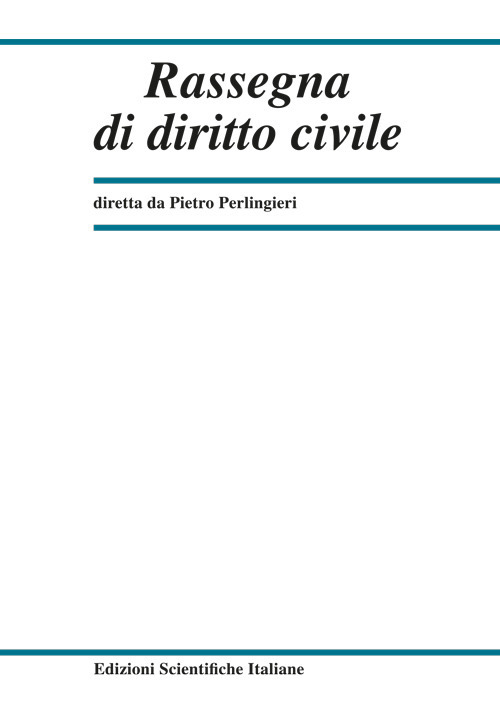 Rassegna di diritto civile (2024). Vol. 3