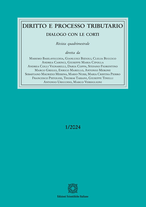 Diritto e processo tributario (2024). Vol. 1