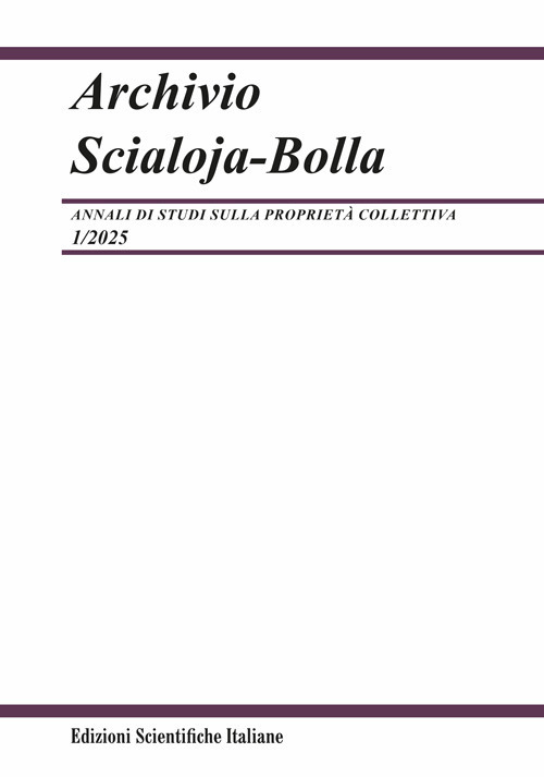 Archivio Scialoja-Bolla (2025). Vol. 1